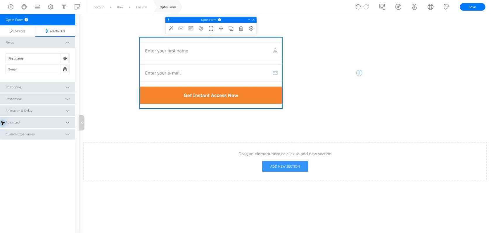2- Select the opt-in form and open the integration.png